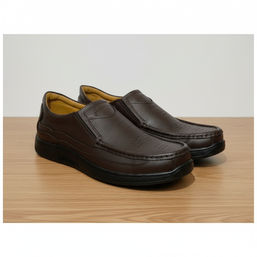 Shoemantic Leather Medicated Casual Article No-743