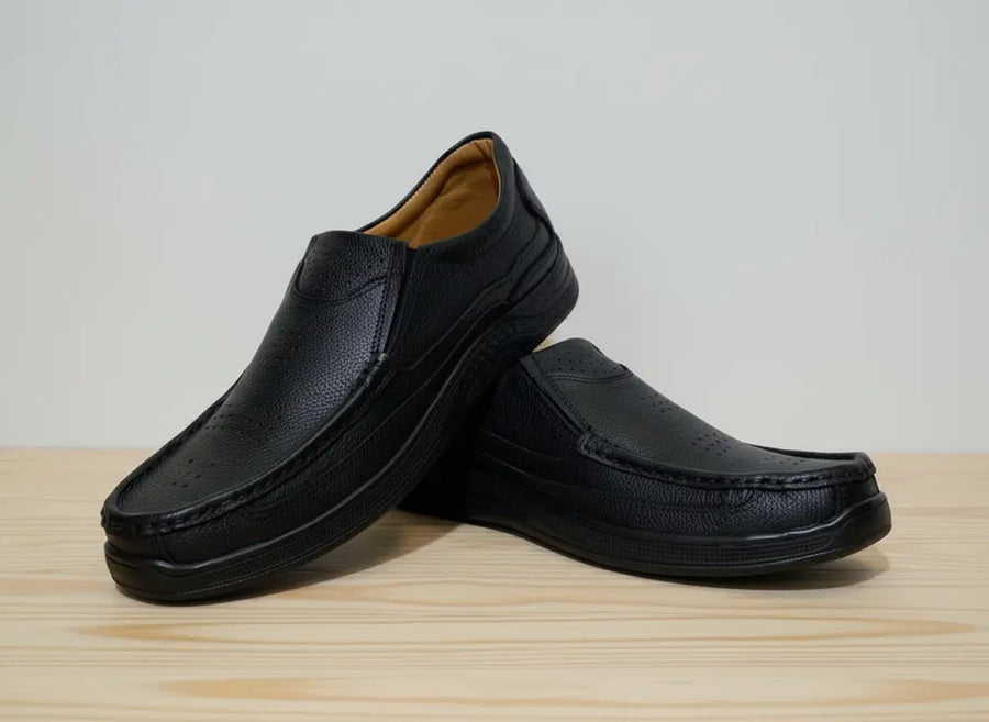 Shoemantic Leather Medicated Casual Article No-743 Shoemantic