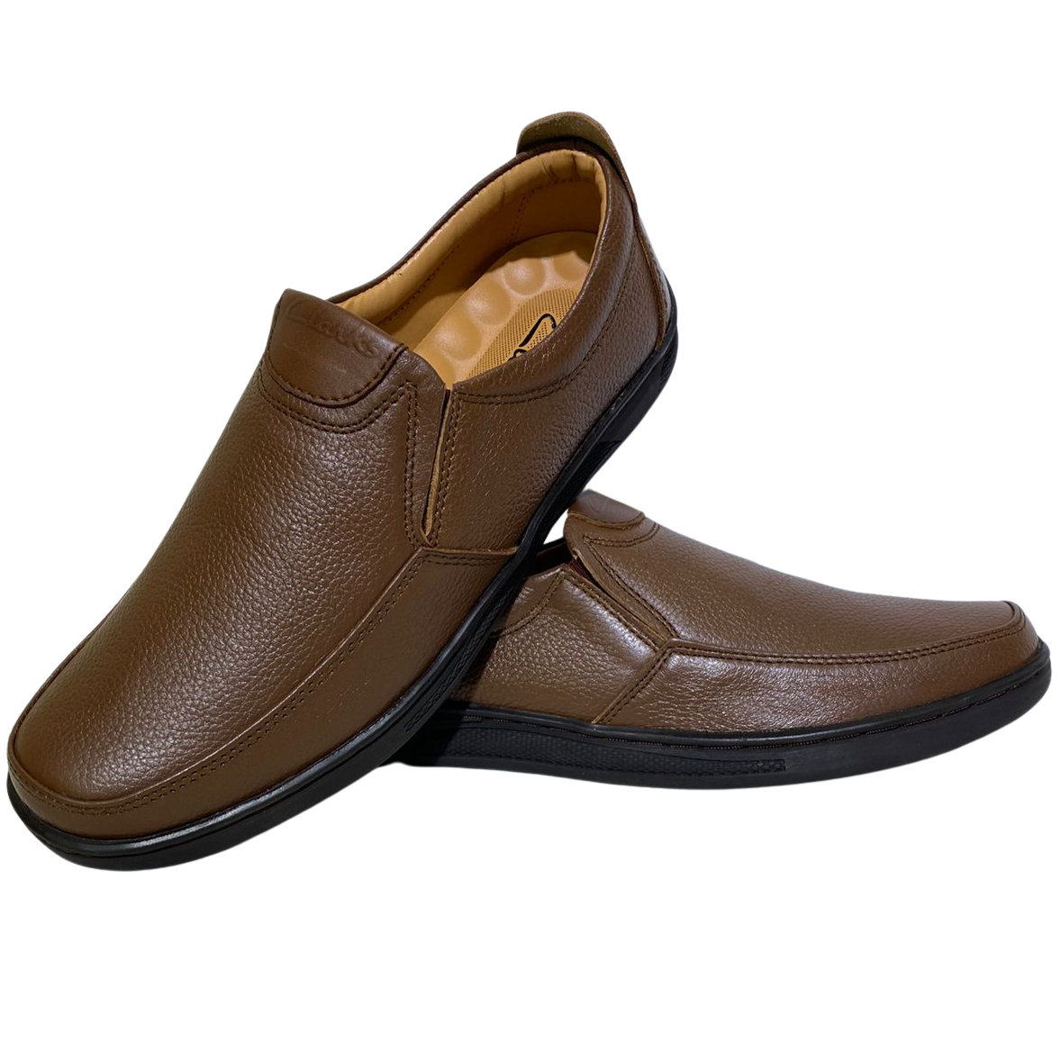 LEATHER CLARK'S 2075 BROWN