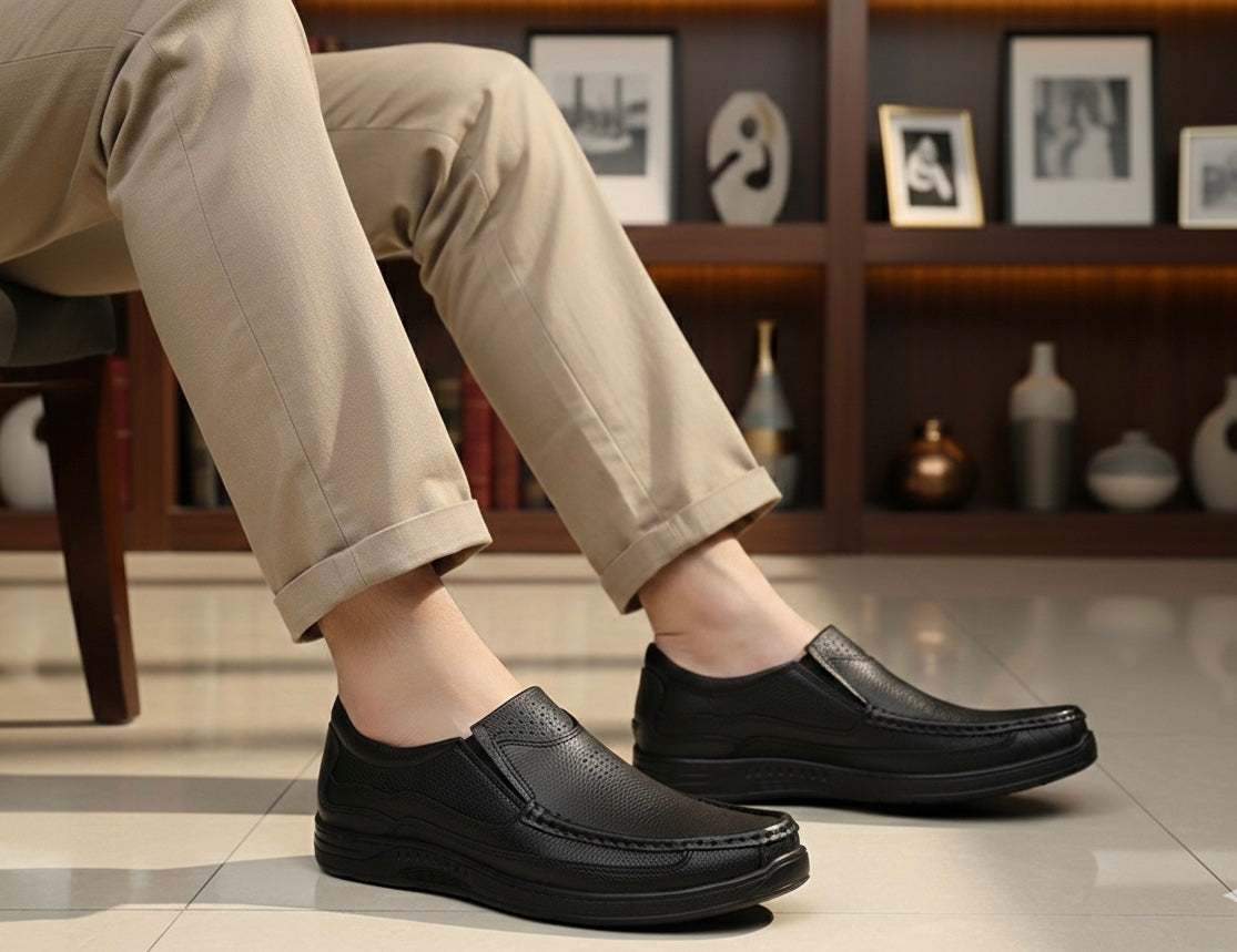 Shoemantic Leather Medicated Casual Article No-743