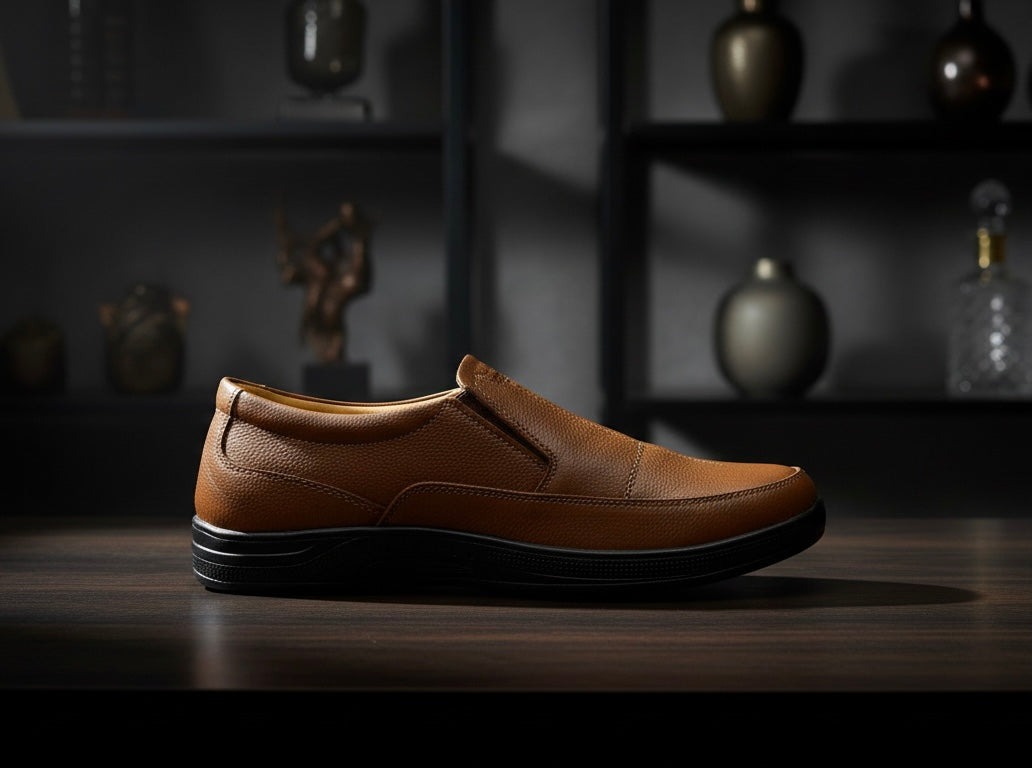 LEATHER Article No 1796 MUSTARD/CAMEL COLOR