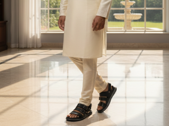 Clark's Soft step 2 in 1 Sandal plus Slipper Leather premium Article 705